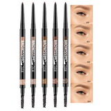 LuxVisage Mechanical eyebrow pencil BROWISSIMO ultra slim super stay 24H - 5 Shades