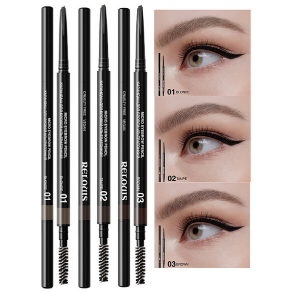 Relouis ULTRA-THIN MICRO EYEBROW PENCIL - 3 Shades