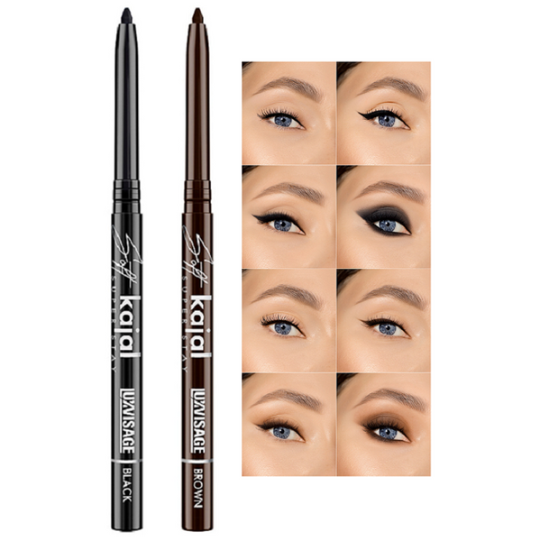 LuxVisage KAYAL FOR EYES SOFT KAJAL SUPER STAY MECHANICAL PENCIL - 2 Shades