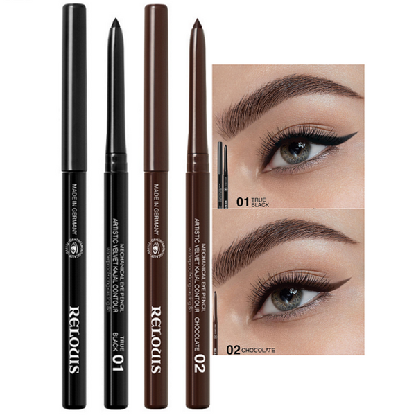 Relouis MECHANICAL EYE PENCIL ARTISTIC VELVET KAJAL CONTOUR - 2 Shades