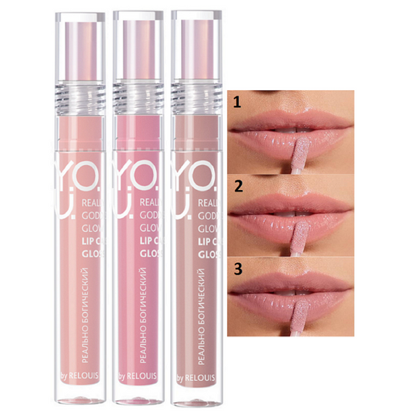 Relouis Y.O.U. REALLY GODDESS GLOW CARING LIP GLOSS - 3 Shades