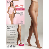 Conte Solo 40 Women's tights with shorts Natural - 4 Size
