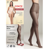 Conte Solo 20 Women's tights with shorts Grafit - 4 Size
