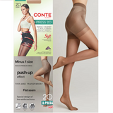 Conte X-Press 20 Women's tights with strong "7 zones" correction and push-up effect Shade - 4 Size