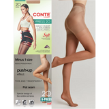 Conte X-Press 20 Women's tights with strong "7 zones" correction and push-up effect Bronz - 4 Size