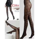 Conte Vogue - Tights a Small Mesh Effect Nero (Black)