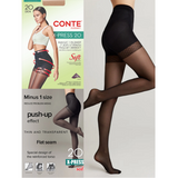 Conte X-Press 20 Women's tights with strong "7 zones" correction and push-up effect Nero (Black) - 4 Size