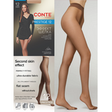 Conte PRESTIGE 12 Women's Tights with a "Soft Silk" Effect Shade - 4 Size