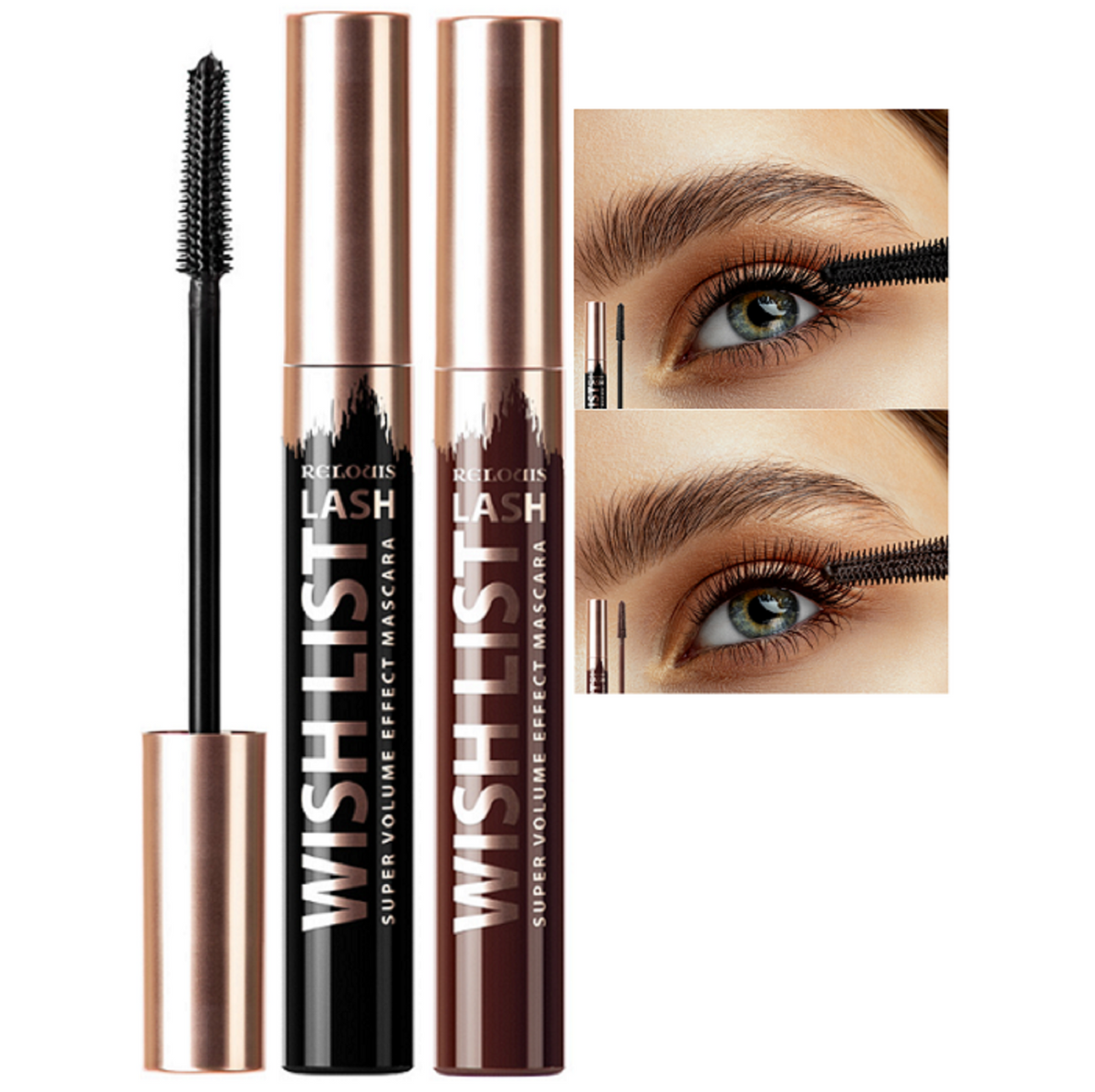 Relouis SUPERVOLUME LASH WISH LIST MASCARA - 2 Shades – DiffLand