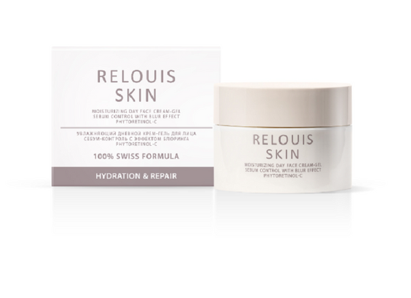 Relouis Skin MOISTURIZING DAY CREAM-GEL FOR FACE SEBUM-CONTROL WITH BLURING EFFECT PHYTORETINOL-C