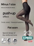 Conte X-Press 20 Women's tights with strong "7 zones" correction and push-up effect Nero (Black) - 4 Size