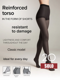 Conte Solo 20 Women's tights with shorts Nero (Black)- 4 Size
