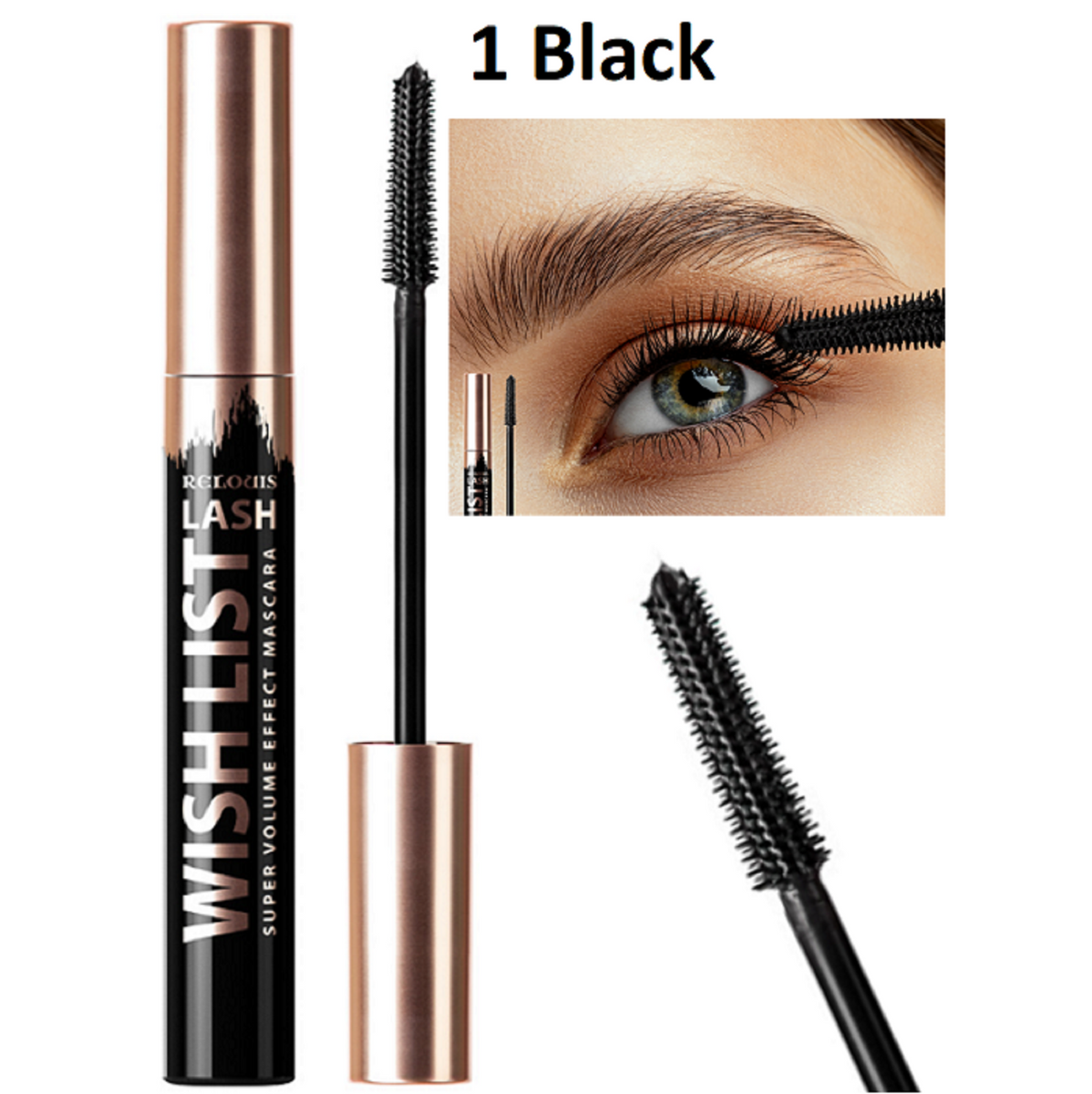 Relouis SUPERVOLUME LASH WISH LIST MASCARA - 2 Shades – DiffLand
