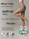Conte X-Press 20 Women's tights with strong "7 zones" correction and push-up effect Shade - 4 Size