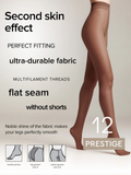 Conte PRESTIGE 12 Women's Tights with a "Soft Silk" Effect Mocca - 4 Size