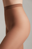 Conte TULLE 30 Women's matte tights with a tulle effect Bronz - 4 Size