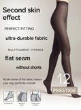 Conte PRESTIGE 12 Women's Tights with a "Soft Silk" Effect Nero (Black) - 4 Size