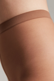 Conte TULLE 30 Women's matte tights with a tulle effect Bronz - 4 Size