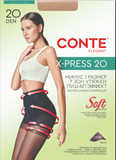Conte X-Press 20 Women's tights with strong "7 zones" correction and push-up effect Nero (Black) - 4 Size