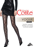 Conte Vogue - Tights a Small Mesh Effect Nero (Black)