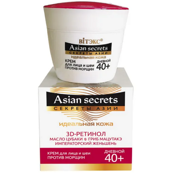 Vitex Asian Secrets ANTI-WRINKLE FAC E AND NECK DAY CREAM 40+ 45 ml