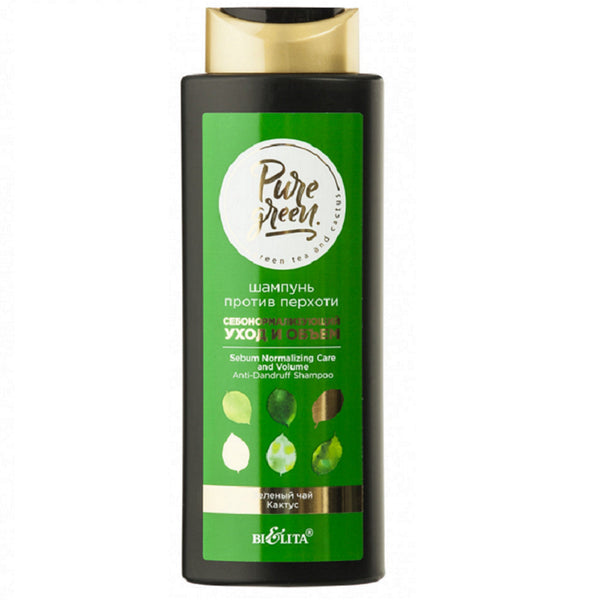 Belita Pure Green Sebum Normalizing Care and Volume Anti-Dandruff Shampoo 400 ml