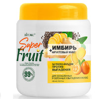 Belita Vitex Super FRUIT GINGER + fruit mix 3in1 ANTI-LOSS mask-balm for weak and hair loss-prone hair 450 ml