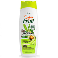 Belita Vitex Super FRUIT AVOCADO + fruit mix Shampoo SMOOTHNESS and SHINE SOS RESTORATION for dry, unruly and lacking shine hair WITHOUT SILICONES 500 ml