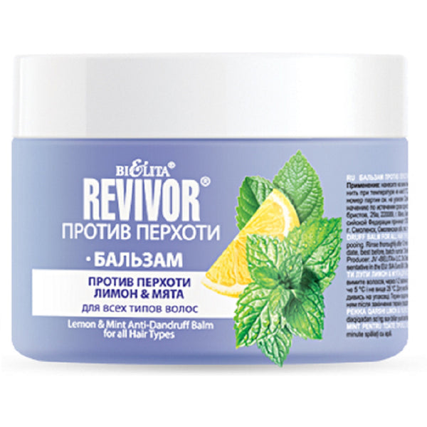 Belita Vitex Revivor against dandruff Anti-dandruff balm Lemon&Mint for all hair types 300 ml