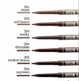 LuxVisage BROW BAR Waterproof Ultra Slim Eyebrow Pencil 3 g - 6 Shades
