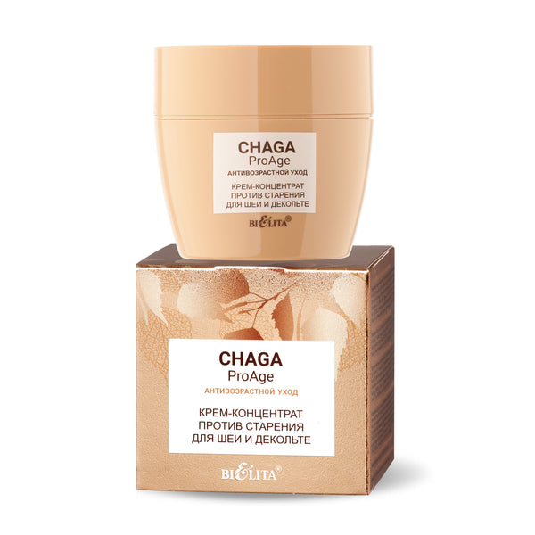 Belita Vitex Chaga. Proage. Anti-aging care Cream-concentrate anti-aging for the neck and décolleté 50ml