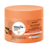 Belita Vitex Keratin+ Liquid Silk MASK-BALM for all hair types Recovery and mirror shine 300ml