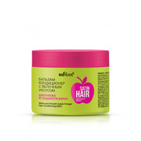 Belita Vitex SATIN HAIR.Glittering hair Balm-conditioner with apple cider vinegar for shine and smoothness of hair
