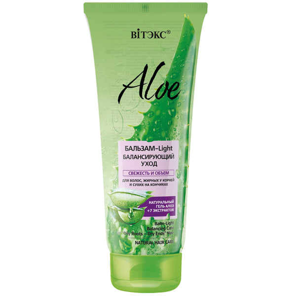 Vitex Aloe Balm-Light Balancing Care for Oily Roots – Dry Ends Hair 200 ml