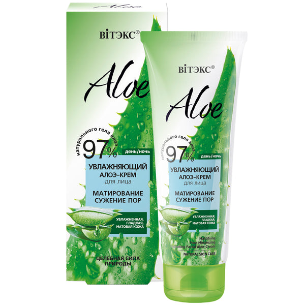 Vitex Aloe Mattifying Pore Minimizing Hydrating Face Aloe-Cream 50 ml
