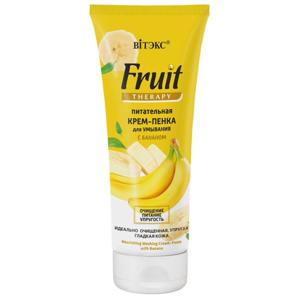 Vitex Fruit Therapy Nourishing Washing Cream-Foam with Banana 200 ml
